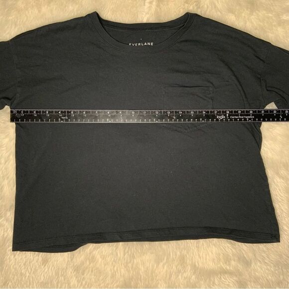 Sz Small Black Everlane Long Sleeve Shirt with Chest Pocket - Picture 1 of 8